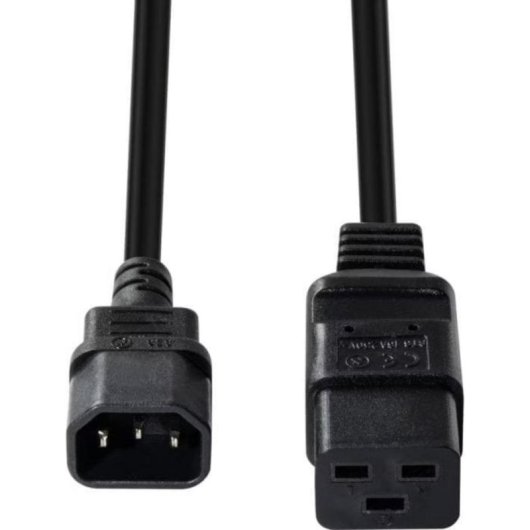 Cable de transmisión Lindy 30492 3 m IEC C14 a IEC C19 negro