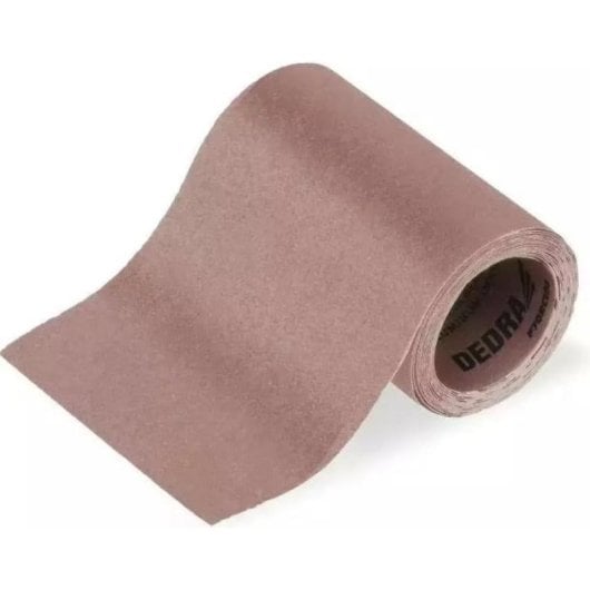 Carta abrasiva Dedra F70RC080 grana 80 3000 mm x 115 mm per legno e metallo