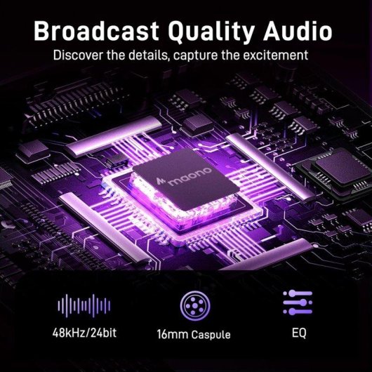 Microfono Maono DM40 Pro S USB wireless condensatore RGB con braccio