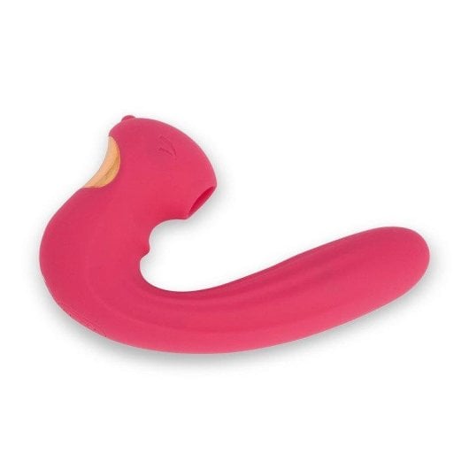 Vibrator Hugbox Rosa 15 Programme Wasserdicht Silikon Geräuscharm