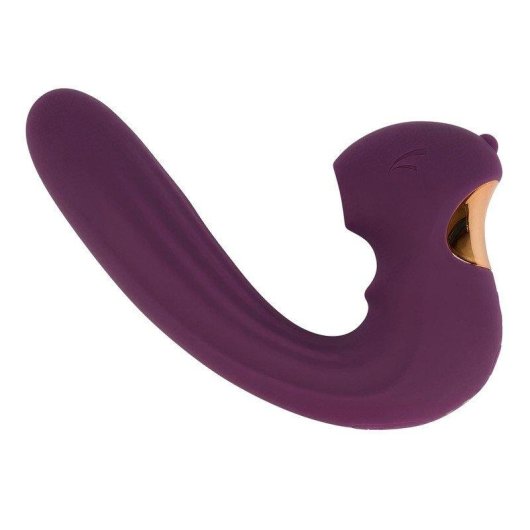 Vibrator Hugbox Clitorale G-Punkt 15 Programme Wasserdicht Leise Lila