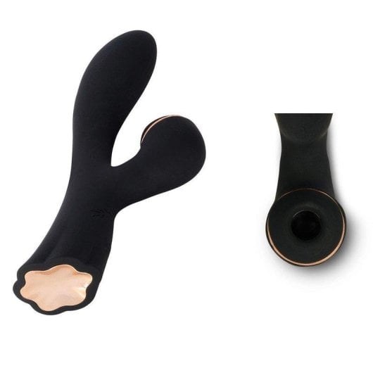 Vibrator Hugbox Schwarz 15 Programme Wasserdicht Geräuscharm USB-Ladung