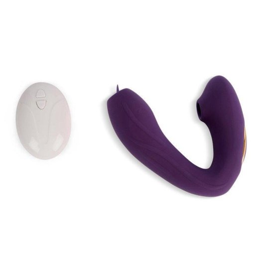 Vibrator Hugbox Clitoral G-Punkt Fernbedienung Heizfunktion 20 Programme Lila