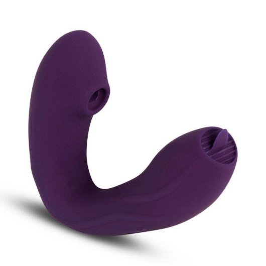 Vibrator Hugbox Clitoral G-Punkt Fernbedienung Heizfunktion 20 Programme Lila