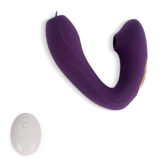 Vibrator Hugbox Clitoral G-Punkt Fernbedienung Heizfunktion 20 Programme Lila