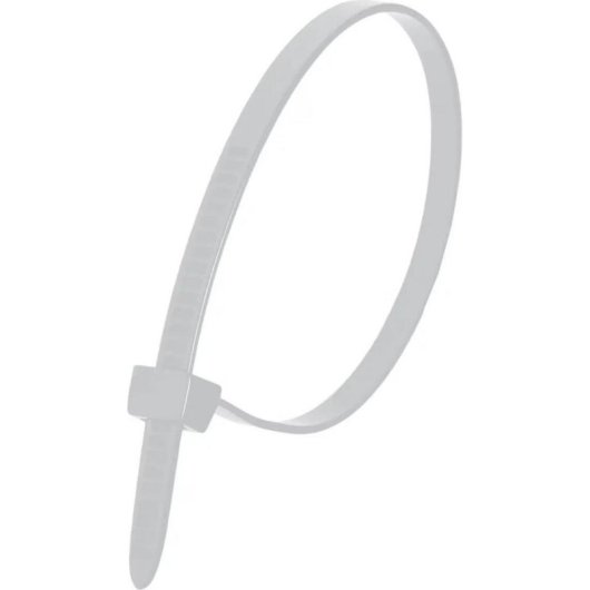 Fascetta per cavi Dedra 11B25102 Nylon 100 mm x 2,5 mm bianca 100 pezzi