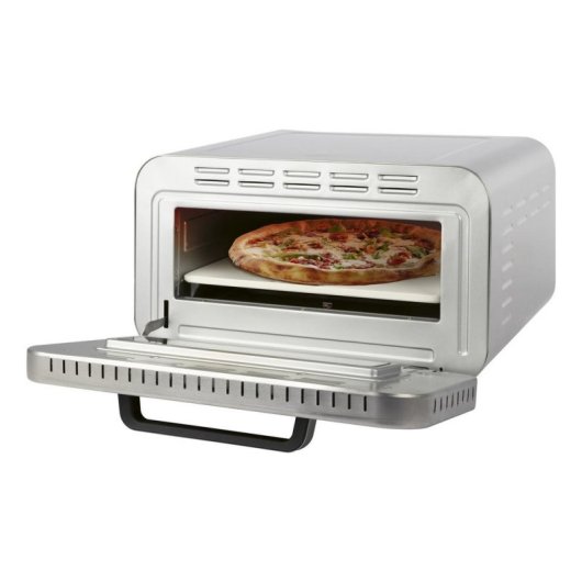 Four à pizza Proficook PC-PO 1323 inox 400°C minuterie digitale pierre