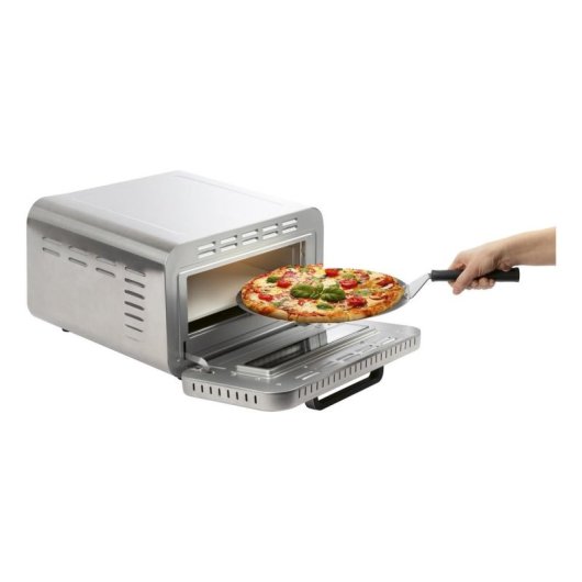 Four à pizza Proficook PC-PO 1323 inox 400°C minuterie digitale pierre