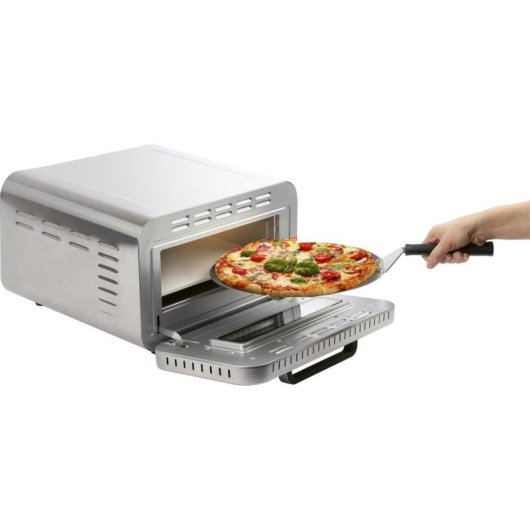 Four à pizza Proficook PC-PO 1323 inox 400°C minuterie digitale pierre