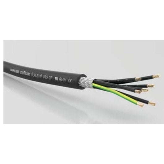 Cabo de média tensão Lapp ÖLFLEX 409 CP 3x0,75 mm² PVC preto 500 m