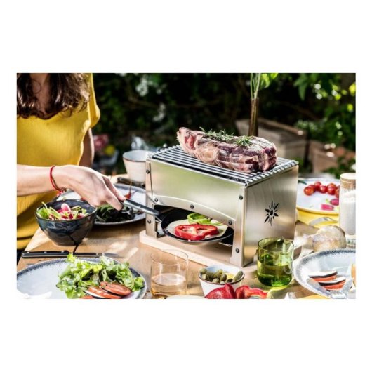Barbecue Louis Tellier BRASI-F inox plancha extérieure 60x32 cm