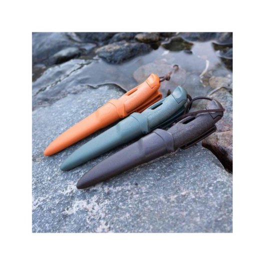 Pedernal Light my Fire Swedish FireKnife aço inoxidável laranja 220 mm