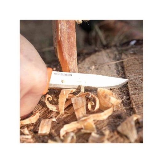 Pedernal Light my Fire Swedish FireKnife aço inoxidável laranja 220 mm