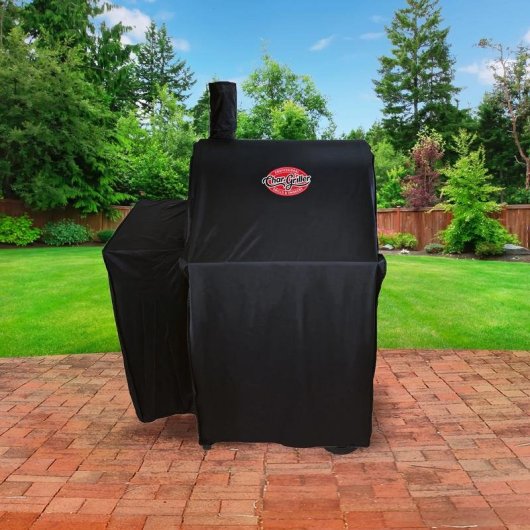 Housse barbecue Char-Griller 2323 polyester noir rectangulaire résistante
