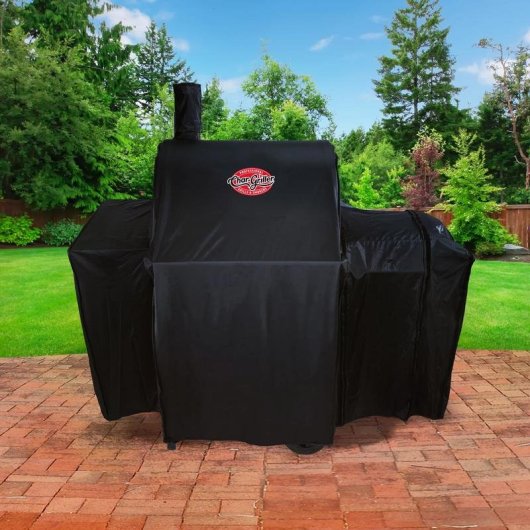 Housse barbecue Char-Griller 2323 polyester noir rectangulaire résistante
