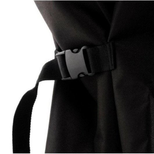 Housse protectrice Kamado Joe Big Joe polyester imperméable noir et rouge