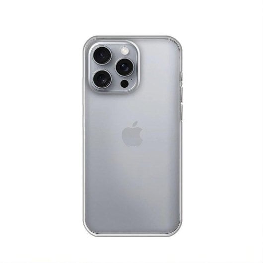 Funda para móvil Max Power Digital Transparente Antigolpes Silicona Ultrafina para iPhone 15 Pro
