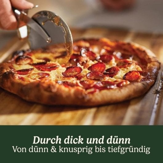 Four à pizza Cuisinart CPZ120E inox 400°C minuterie digitale fenêtre