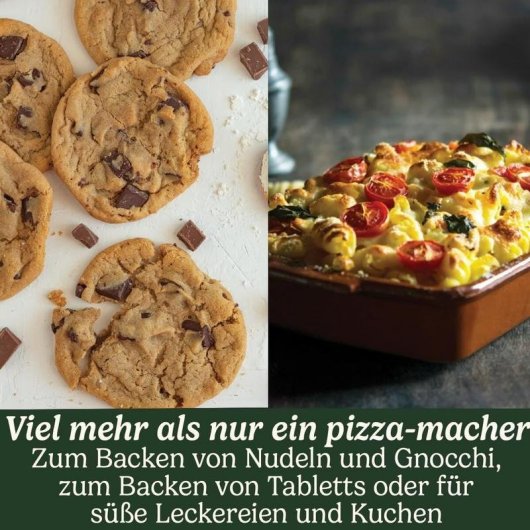 Four à pizza Cuisinart CPZ120E inox 400°C minuterie digitale fenêtre
