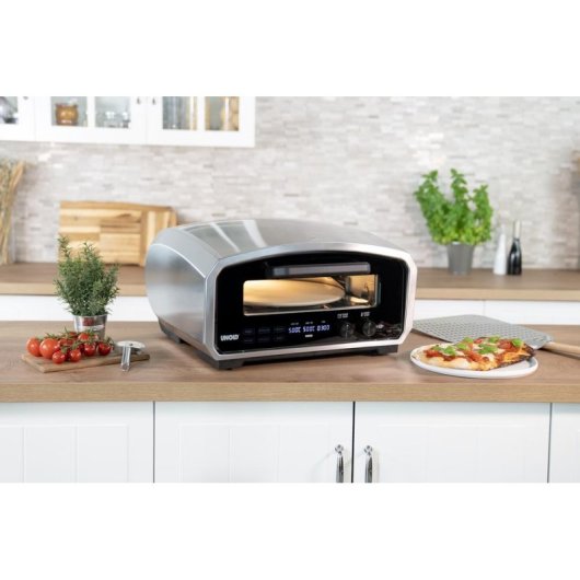 Four à pizza Unold Enzo 68916 acier inoxydable digital 500 °C