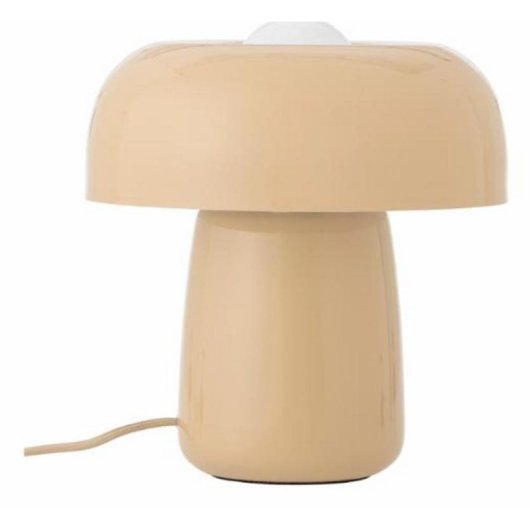 Lâmpada de Mesa Bloomingville Ylva ferro bege design moderno cabo 1,5 m