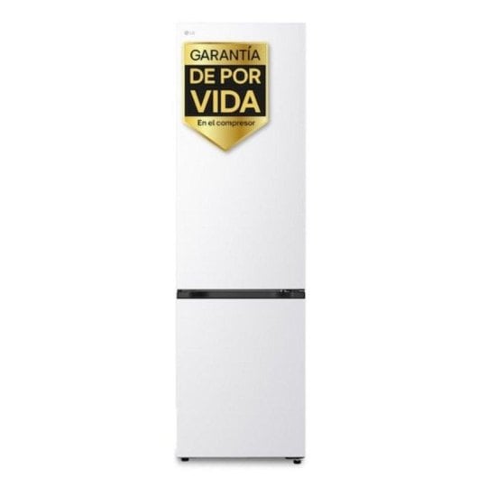 Frigorífico Combi LG GBBSJ20DSWE No Frost 203cm 375L D Blanco WiFi IA