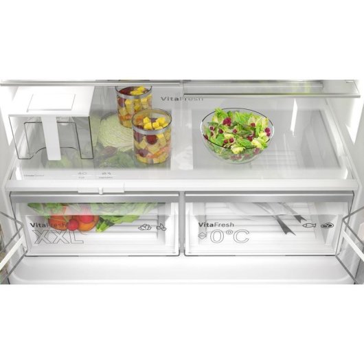 Frigorífico Americano Bosch KFI96AXEA No Frost 183cm 574L E Preto Inox WiFi