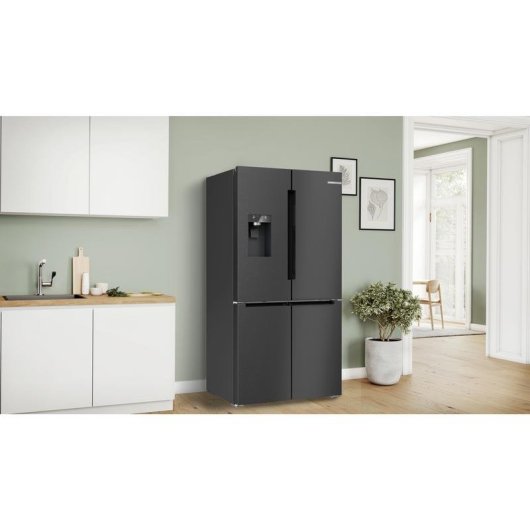 Frigorífico Americano Bosch KFI96AXEA No Frost 183cm 574L E Preto Inox WiFi