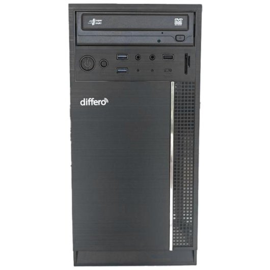Desktop-PC Differo V15 Intel Core i5-12400 8GB 500GB SSD UHD 730 DVD-RW