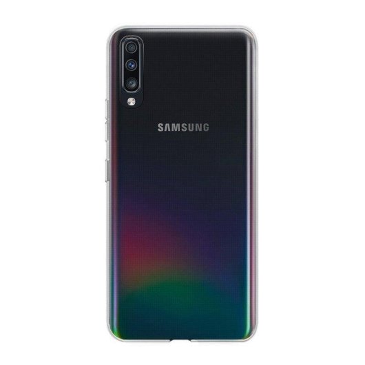 Funda para móvil Max Power Digital Transparente Antigolpes Silicona Ultrafina para Samsung Galaxy A70