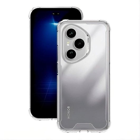 Funda para móvil Max Power Digital Antigolpes Transparente Silicona Esquinas Reforzadas para Honor 400 Pro