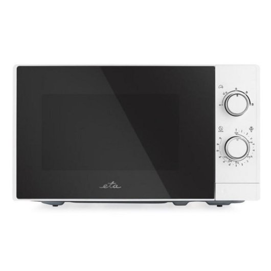 Mikrowelle ETA Marvello 20L 700W Edelstahl Drehregler Auftaufunktion