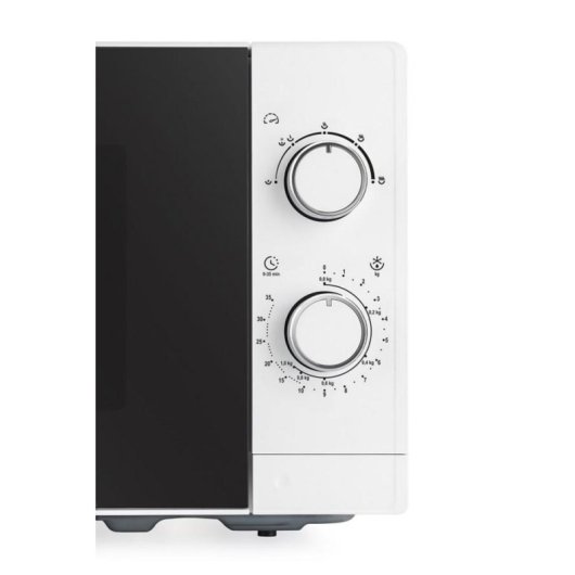 Mikrowelle ETA Marvello 20L 700W Edelstahl Drehregler Auftaufunktion