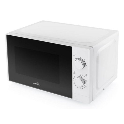 Mikrowelle ETA Marvello 20L 700W Edelstahl Drehregler Auftaufunktion