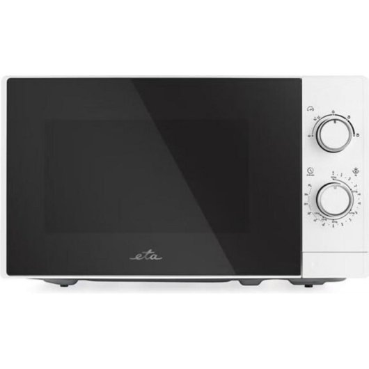 Mikrowelle ETA Marvello 20L 700W Edelstahl Drehregler Auftaufunktion