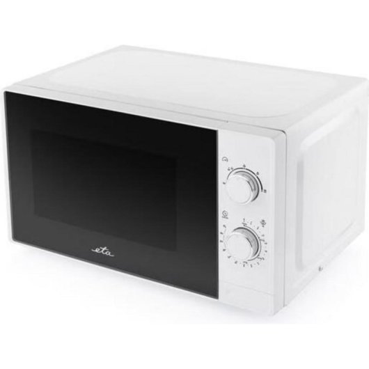 Mikrowelle ETA Marvello 20L 700W Edelstahl Drehregler Auftaufunktion