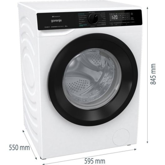 Lavasecadora Gorenje 9kg D WD2PA964ADW1/DE con Wi-Fi y Power JetWash