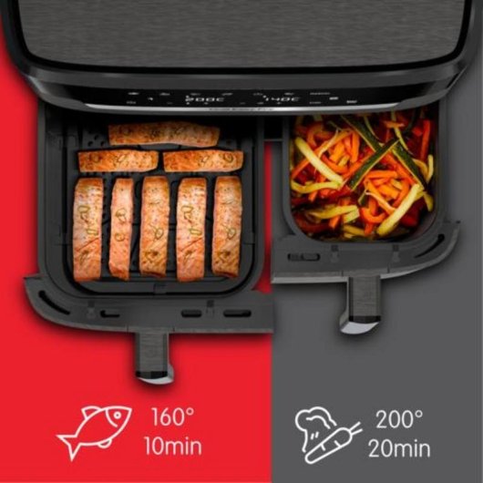 Airfryer Moulinex EZ942HF0 11L 2020W met Timer en Uitneembare Mand
