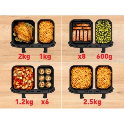 Airfryer Moulinex EZ942HF0 11L 2020W met Timer en Uitneembare Mand