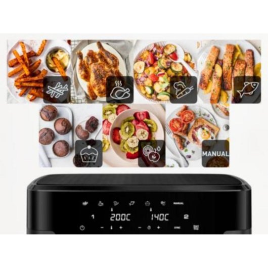 Airfryer Moulinex EZ942HF0 11L 2020W met Timer en Uitneembare Mand