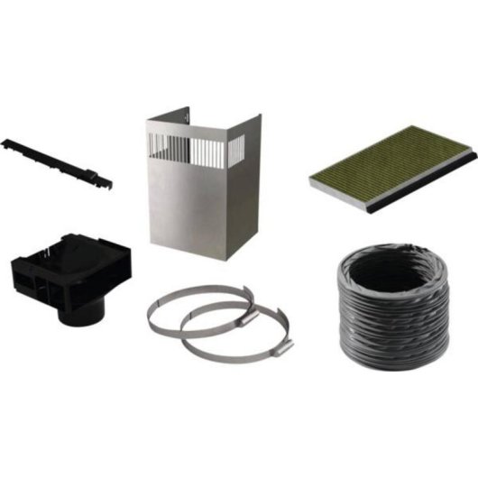 Kit de recirculação Neff Z51FBI1L6 filtro Long Life Clean Air antiodores