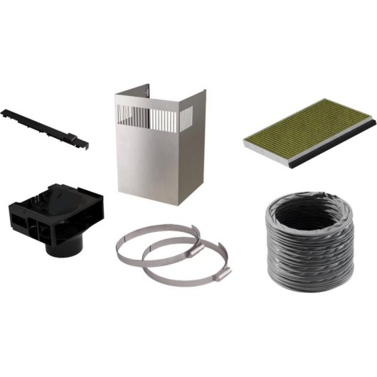 Kit de recirculação Neff Z51FBI1L6 filtro Long Life Clean Air antiodores
