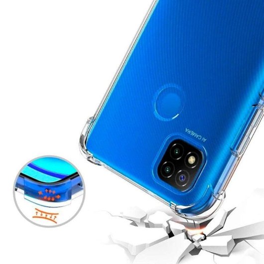 Funda para móvil Max Power Digital Antigolpes Transparente Silicona Esquinas Reforzadas para iPhone 17 Pro