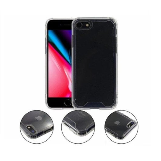 Funda para móvil Max Power Digital Antigolpes Silicona Transparente Esquinas Reforzadas para iPhone Xs Max