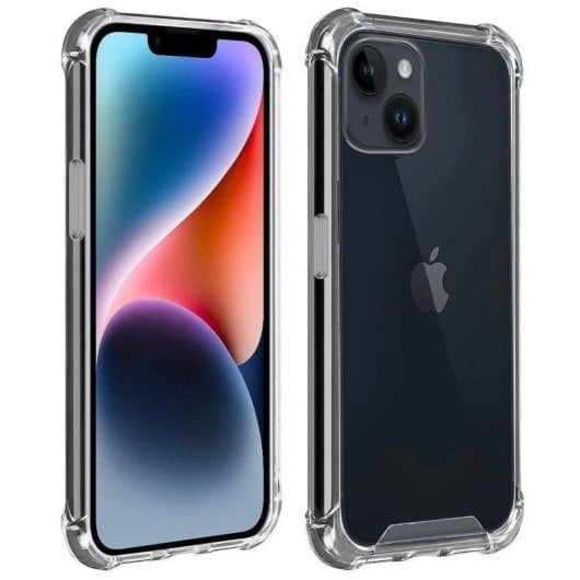 Funda para móvil Max Power Digital Antigolpes Transparente Silicona Esquinas Reforzadas para iPhone 14