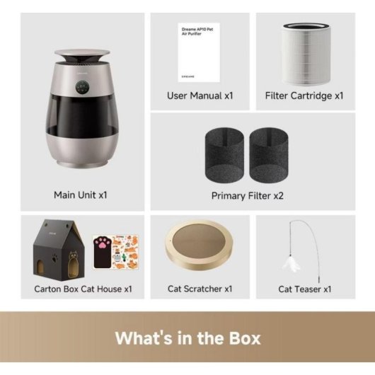 Purificateur d’air Dreame AP10 HEPA 430 m³/h WiFi Commande vocale Beige