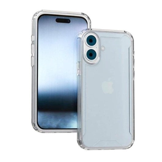 Funda para móvil Max Power Digital Antigolpes Transparente Silicona Esquinas Reforzadas para iPhone 16