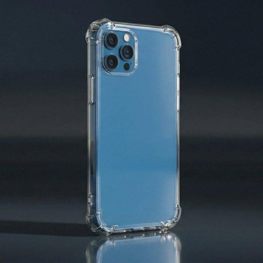 Funda para móvil Max Power Digital Antigolpes Transparente Silicona Esquinas Reforzadas para iPhone 14 Pro