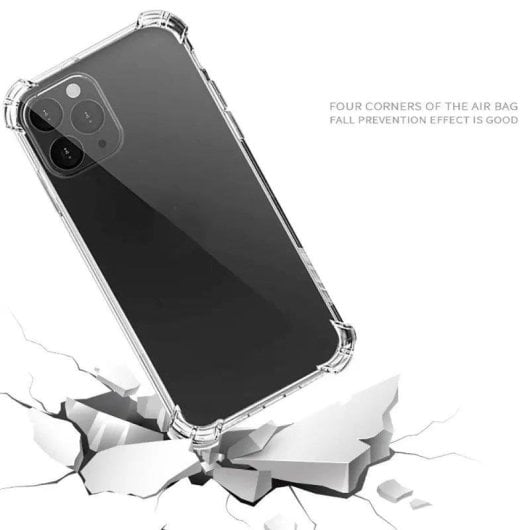 Funda para móvil Max Power Digital Antigolpes Transparente Silicona Esquinas Reforzadas para iPhone X y iPhone Xs