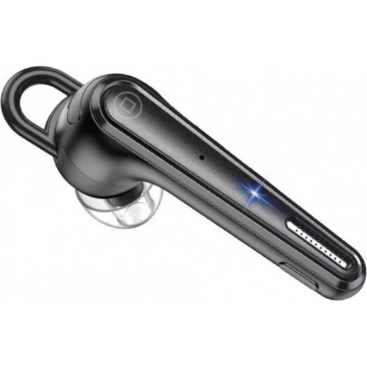 Auriculares Axtel BT25 inalámbricos Bluetooth con Cancelación de Ruido ENC, micrófono dual y carga USB-C, uso profesional mono, color negro